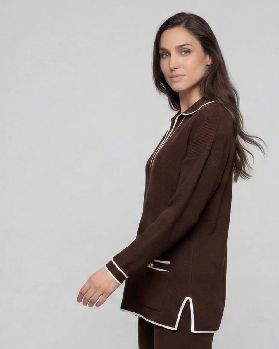 Sueter Lodi Chocolate - vista secundaria