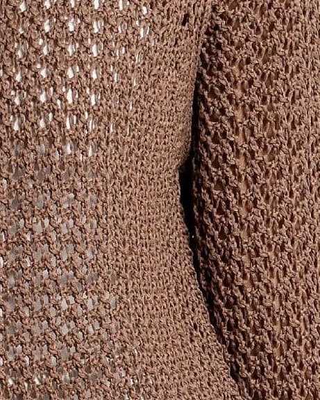 CHAQUETA CHANNEL CALADO MARRON - vista secundaria